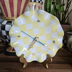 MKC VTG Honeymoon 🍋 Plate Converted to Clock Excellent Condition dition
